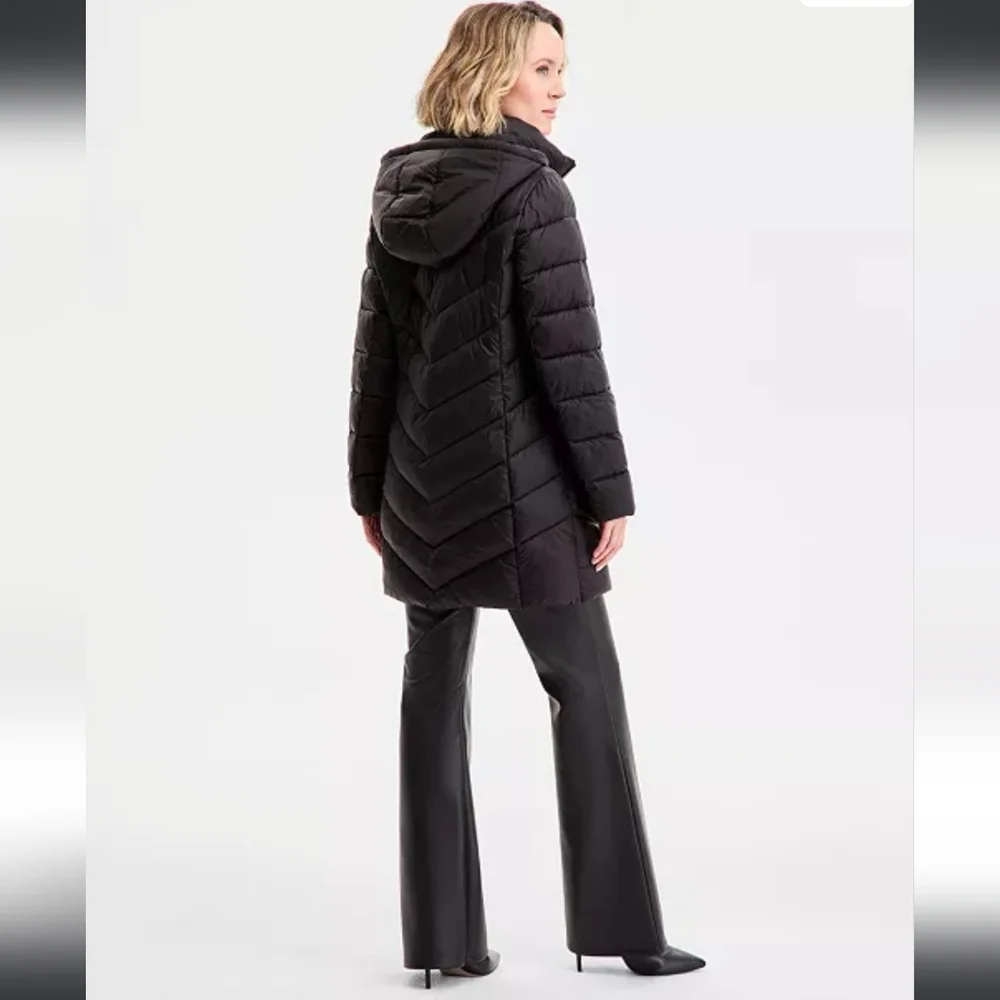 Michael Kors‎ Black Puffer Jacket, Quilted Black